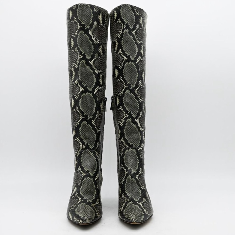 Sam Edelman Hai Knee High Boot Python Pointed - image 3